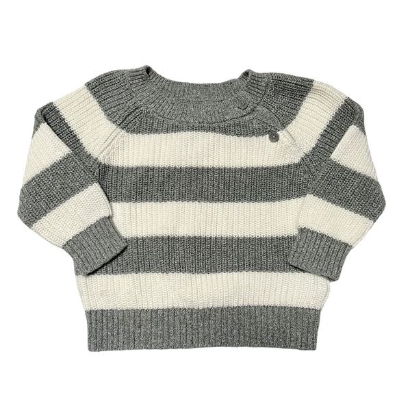 Gap Knit Pullover Striped Sweater Size 12-18m - Picture 1 of 6